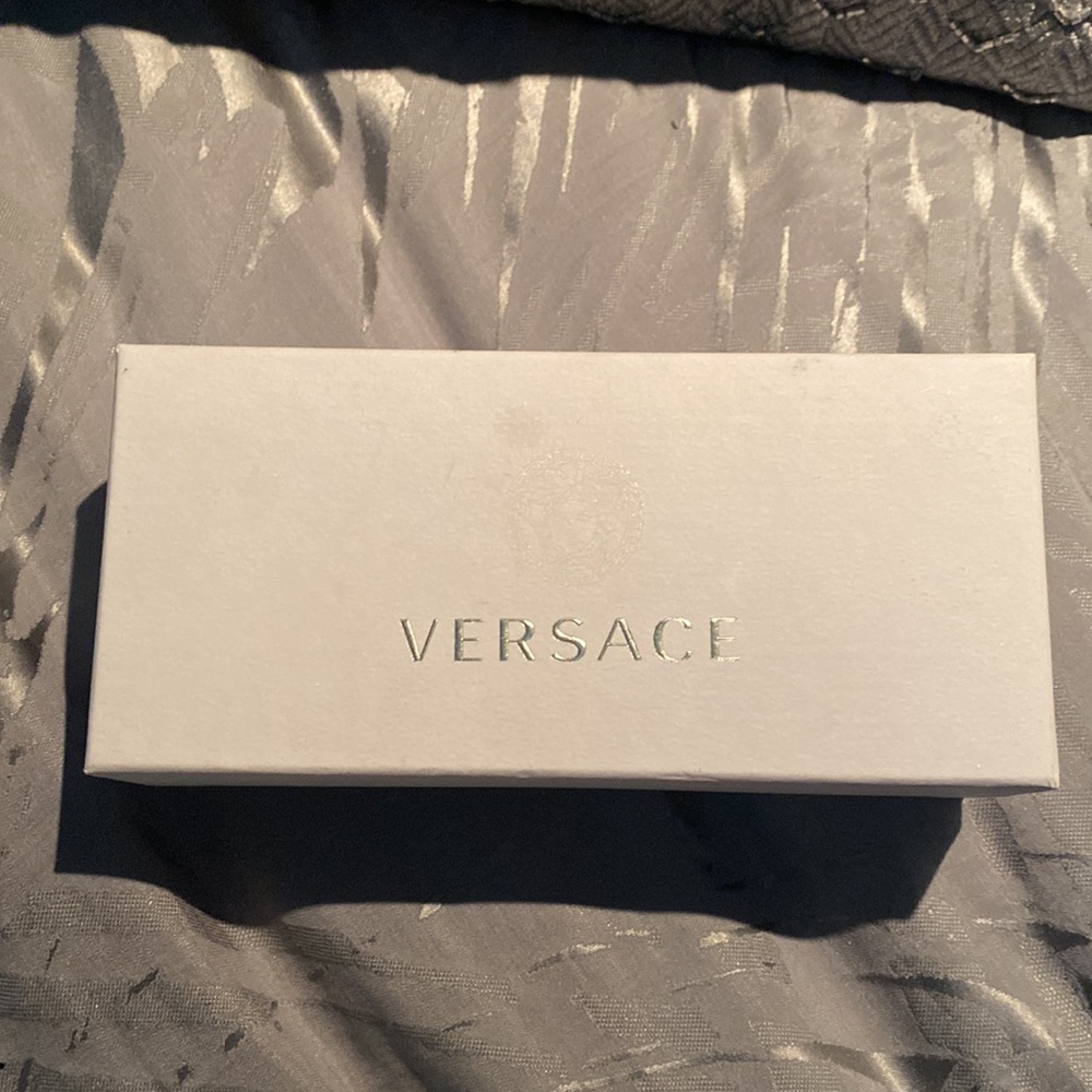 Versace Women's Sunglasses with Black and Brown Accents - Picture 10 of 13